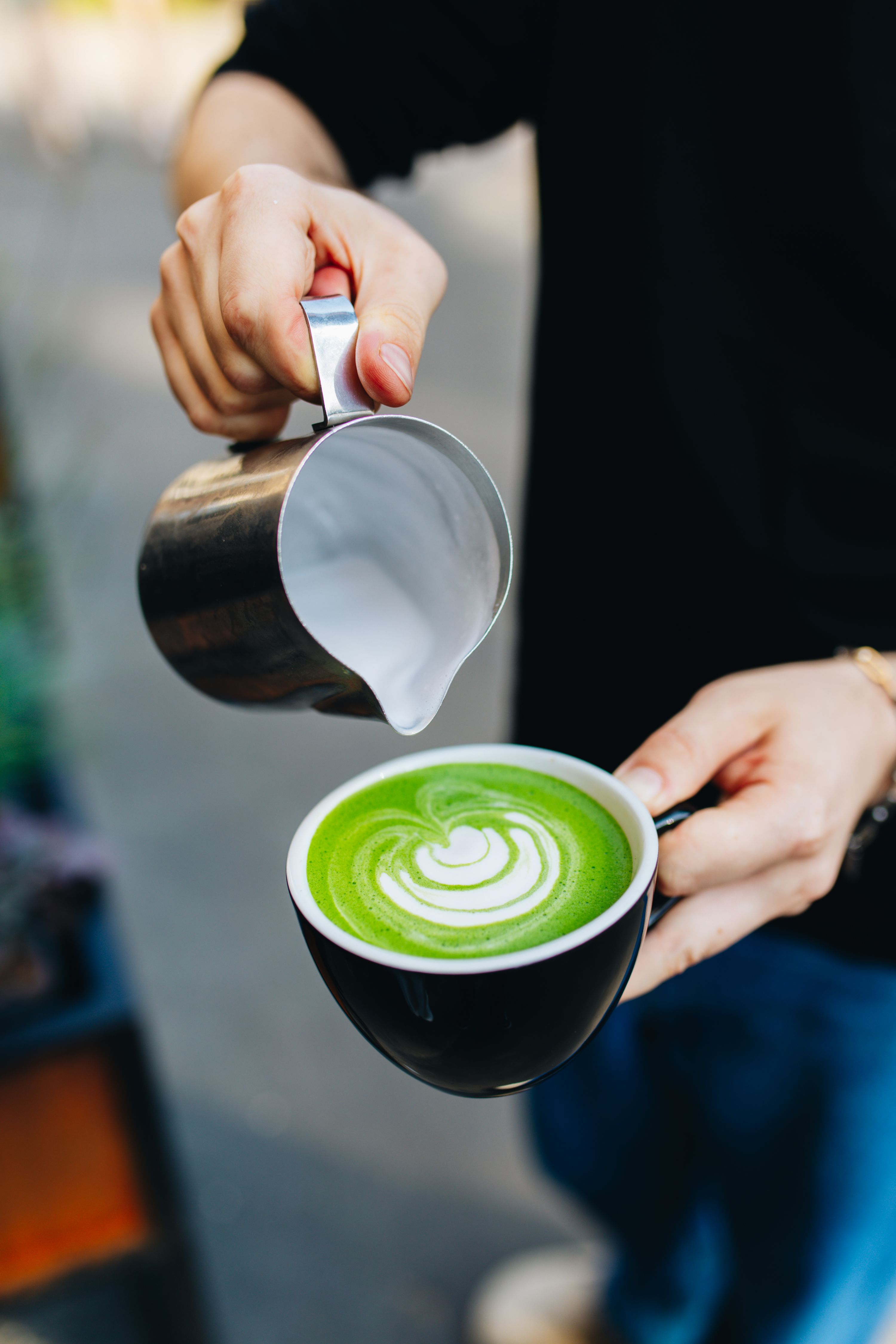 Mango Matcha Latte