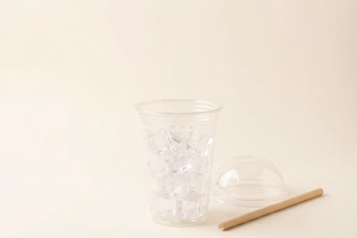 Step 1: Fill a cup with ice
