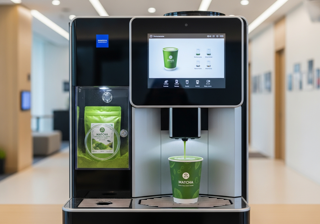 Vending Matcha in machine