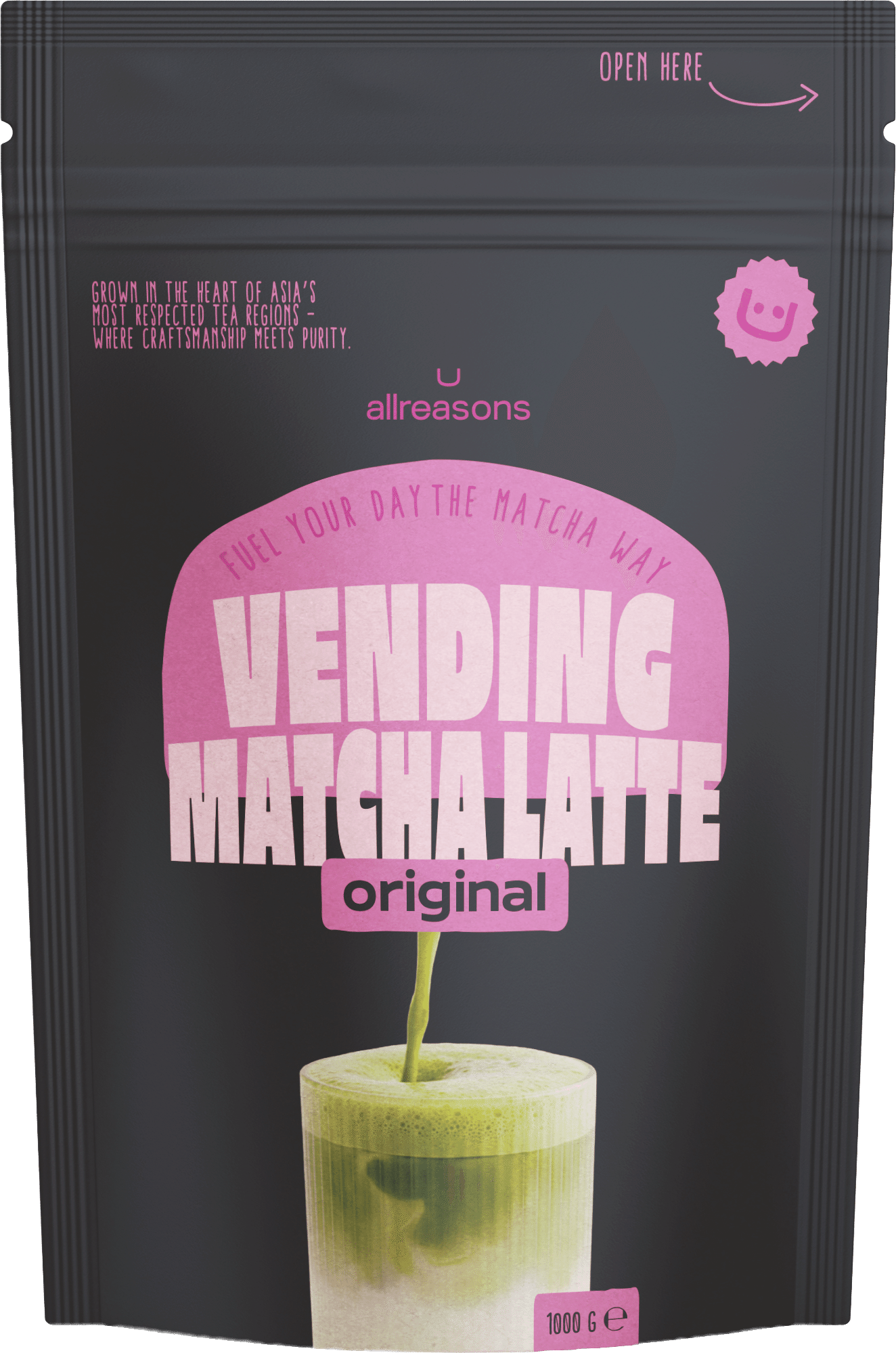 Vending Matcha Latte packaging