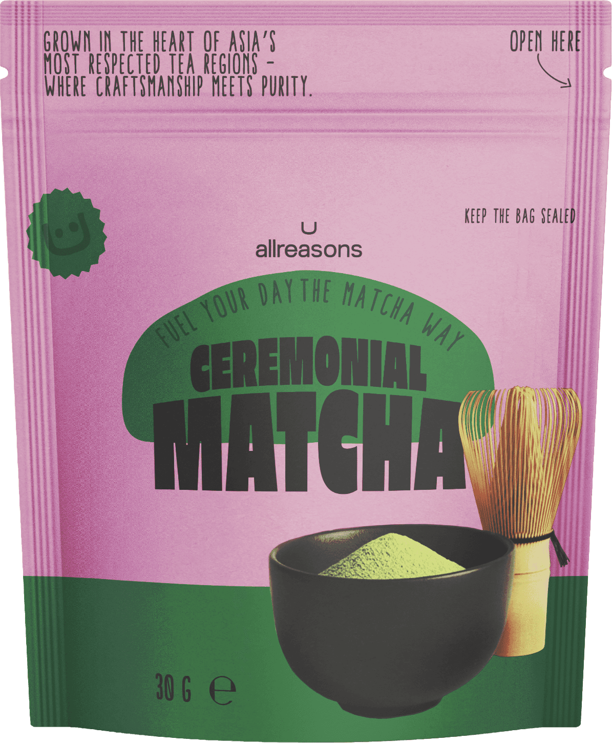 Ceremonial Matcha packaging