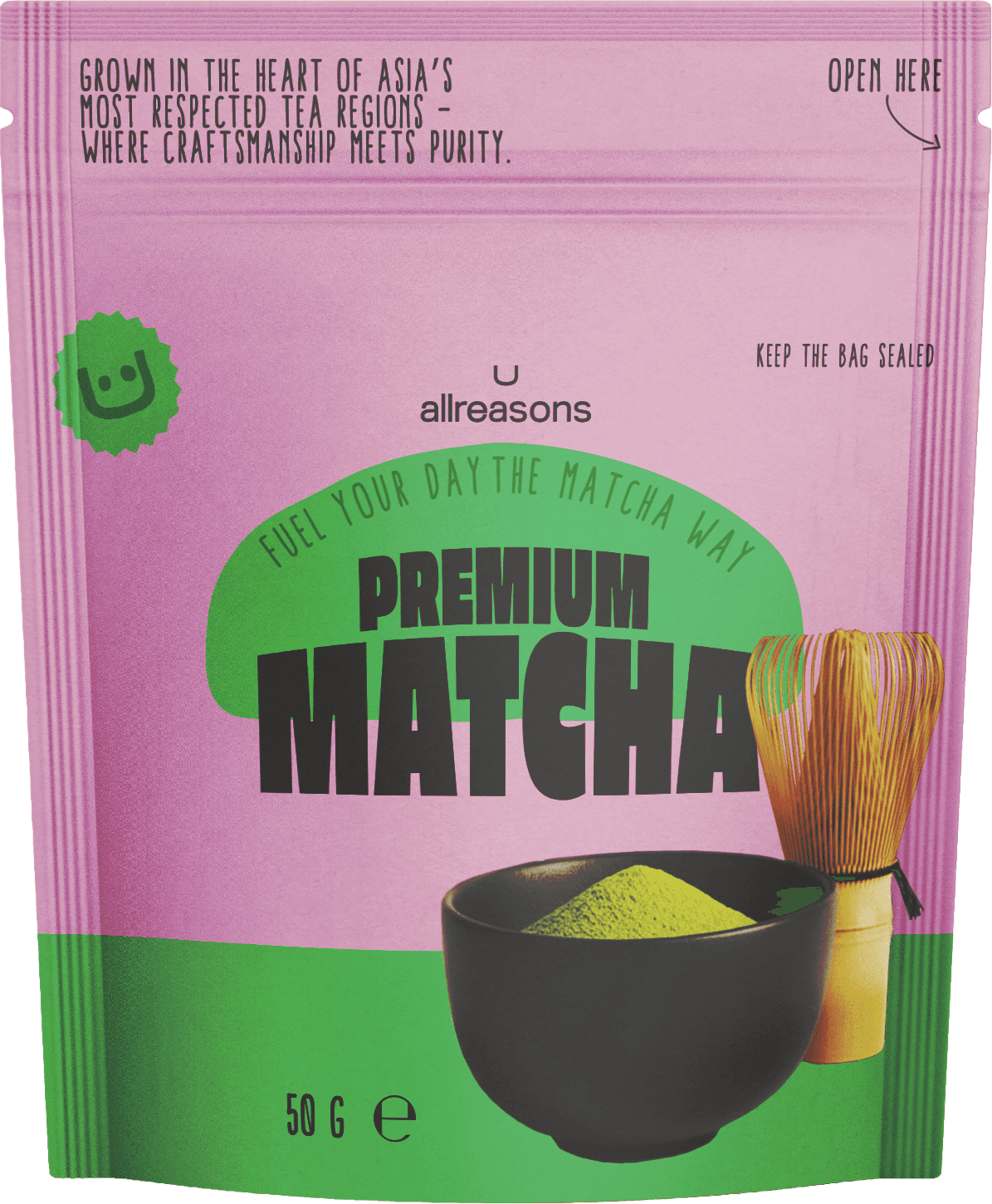Premium Matcha packaging