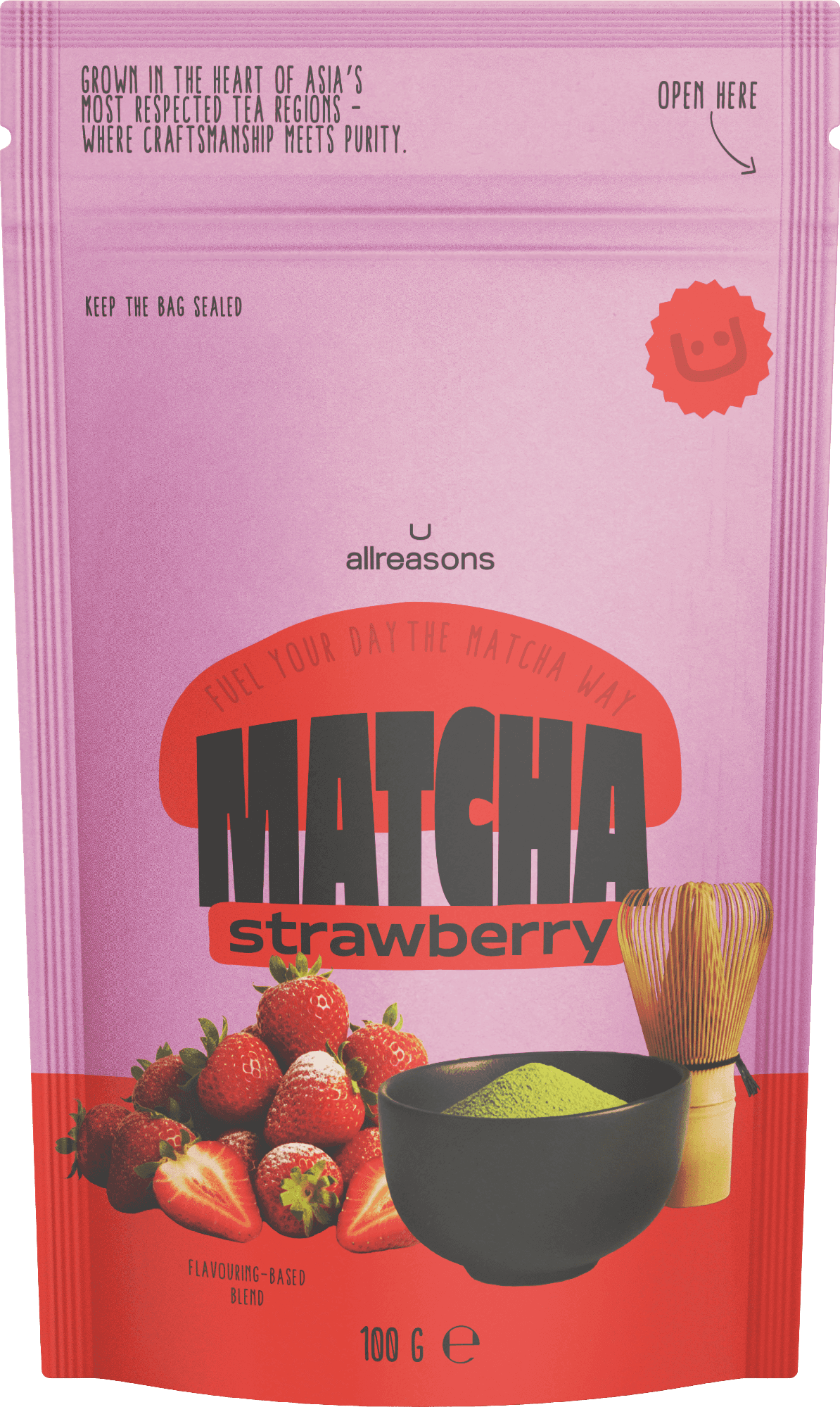 Strawberry Matcha Latte